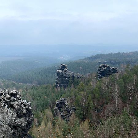 Ferienwohnung Am Malerweg Konigstein an der Elbe Bagian luar foto